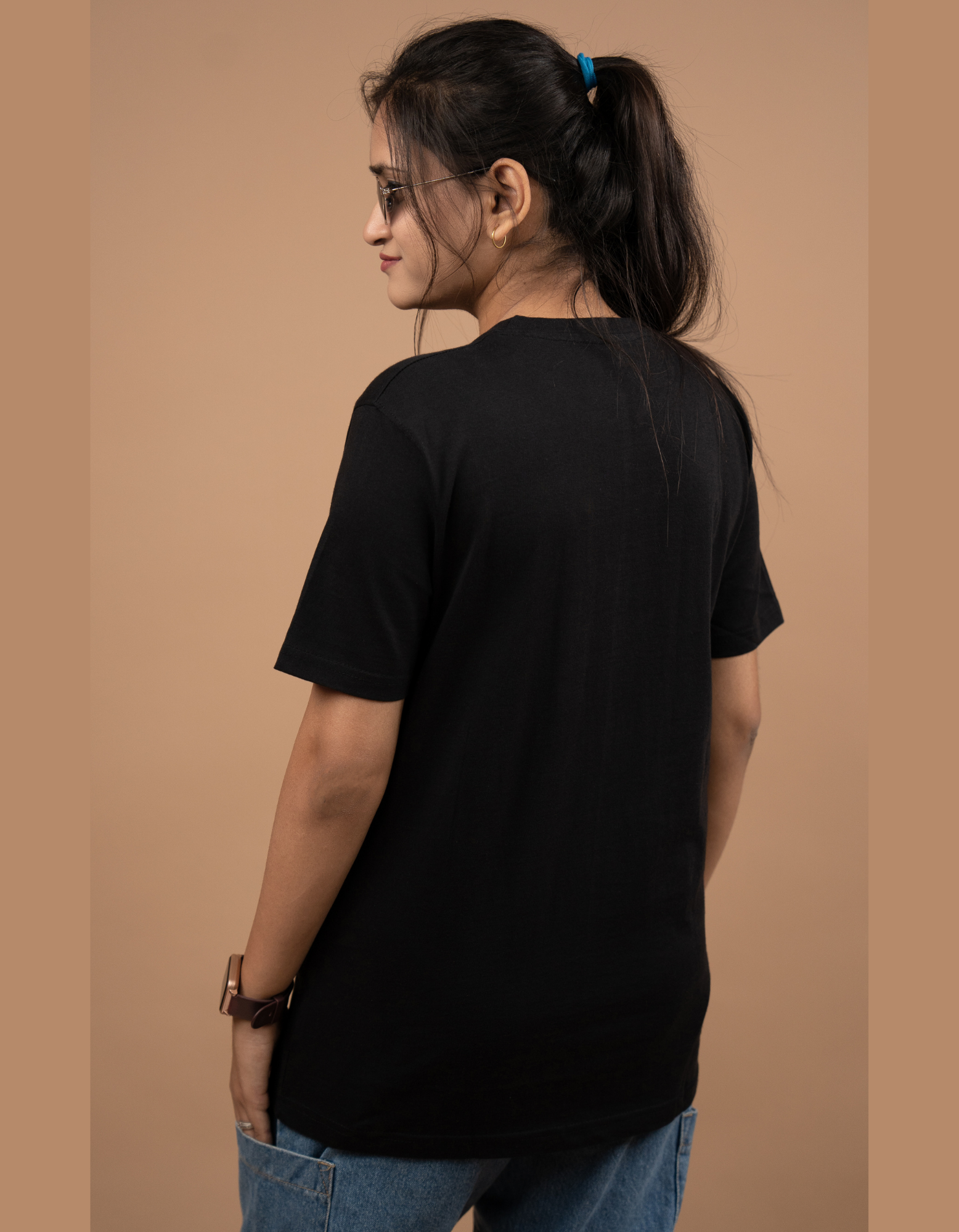 Butterfly Oversized T-shirt back view