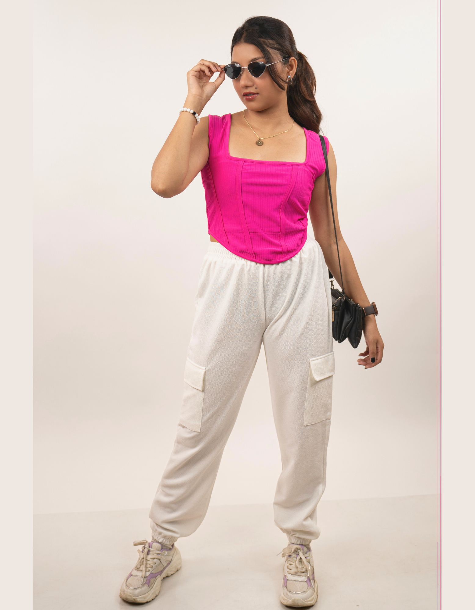 Bae N Bruh - Squeeze Me Silly Ribbed Top 'n' Jog Co-Ord Set