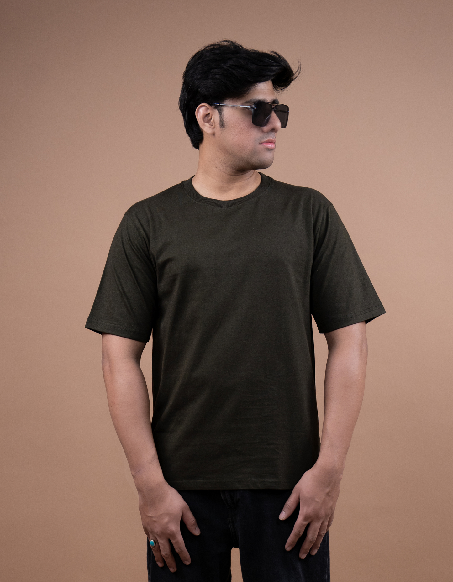 Travel more Graphic Printed Men’s Oversized T-shirt front