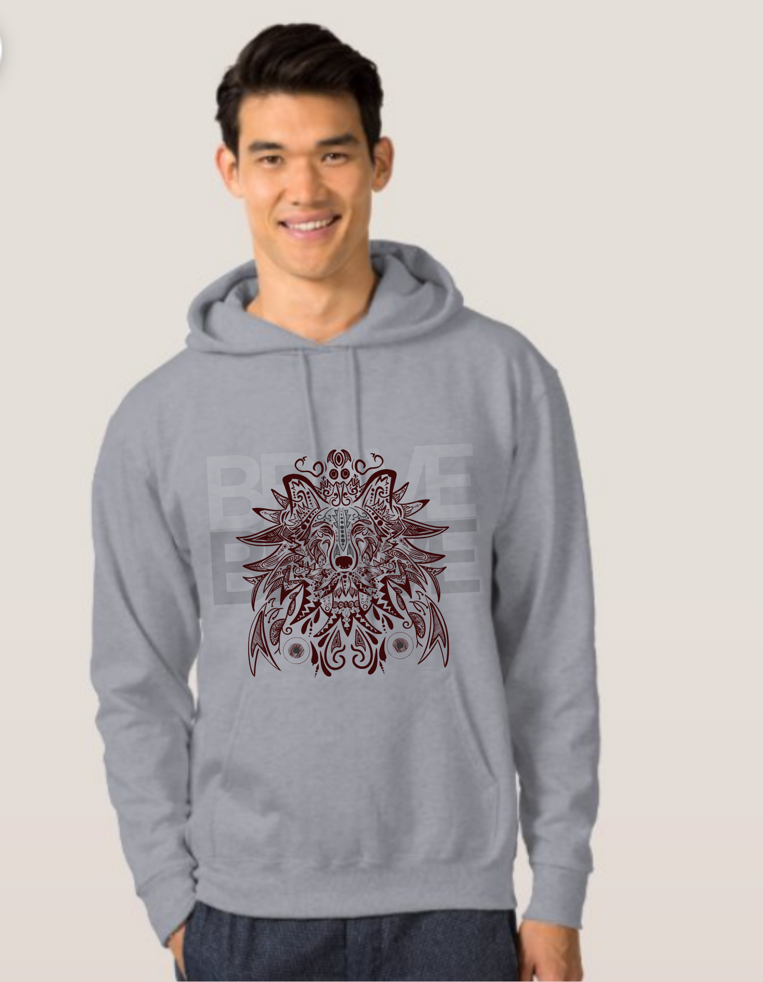Be Brave Men Hoody