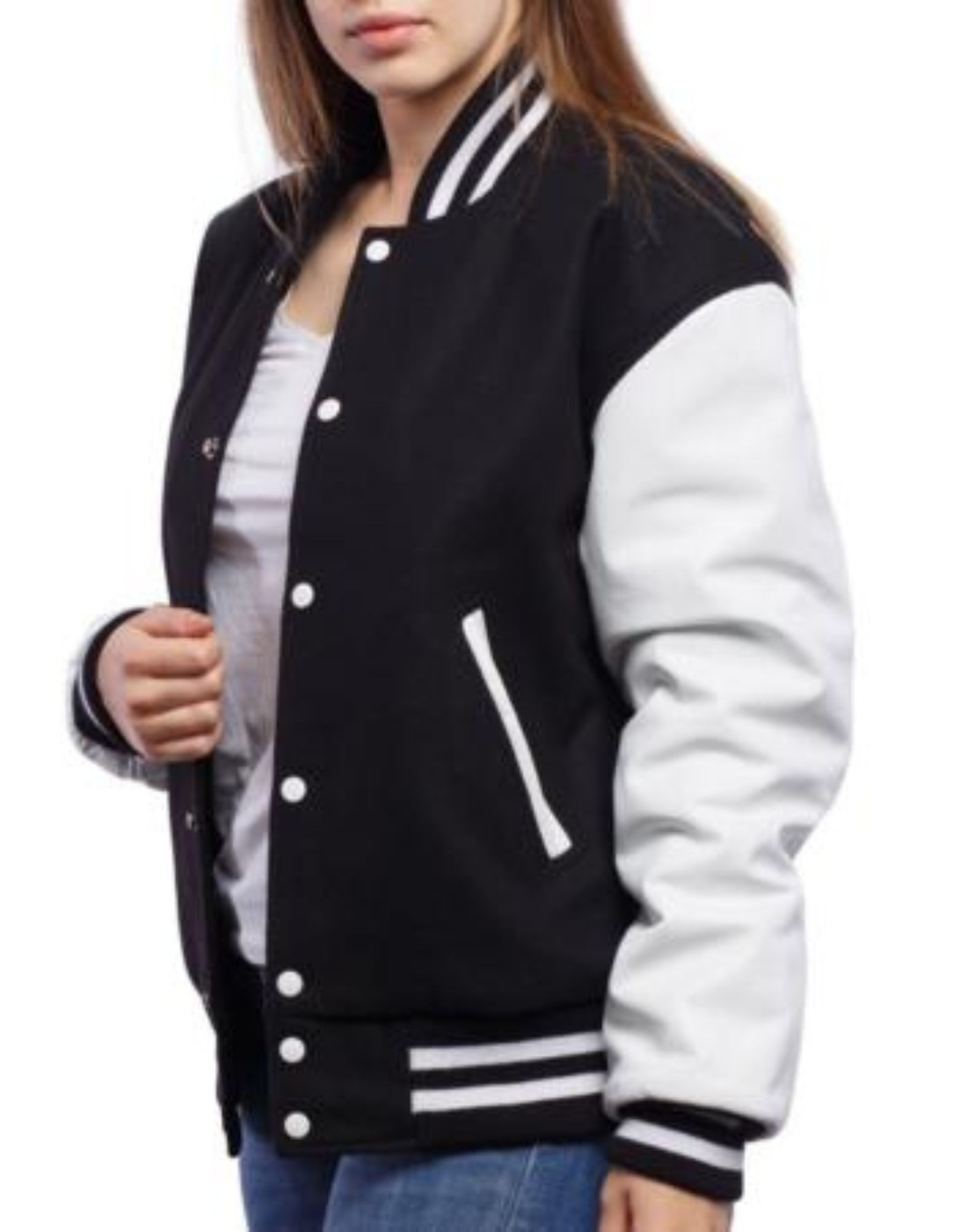 Black & White Plain Versity right view