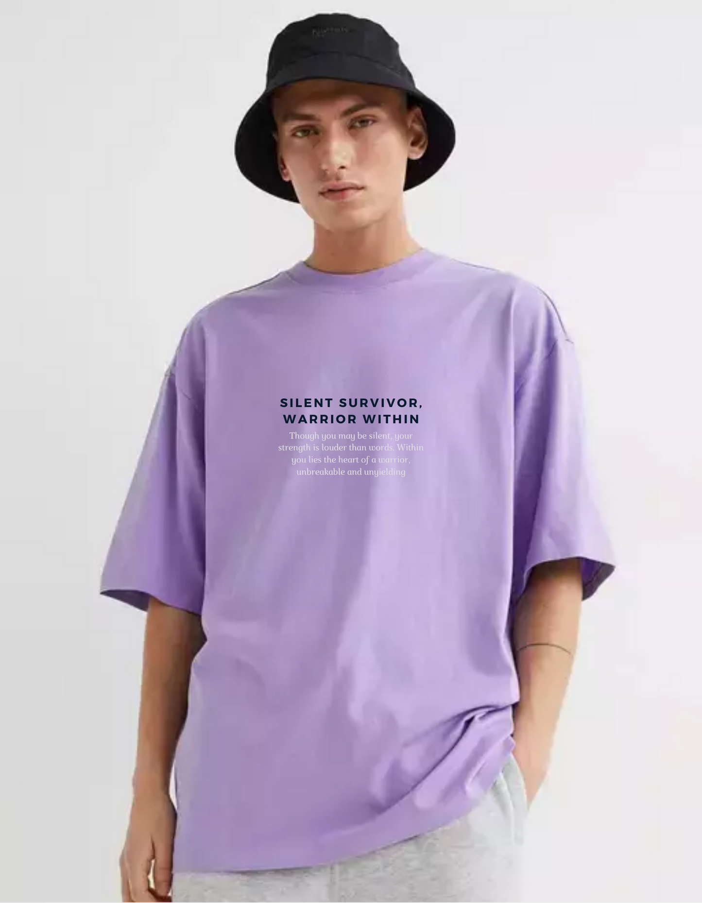 Warrior Within Oversized T-shirt front view