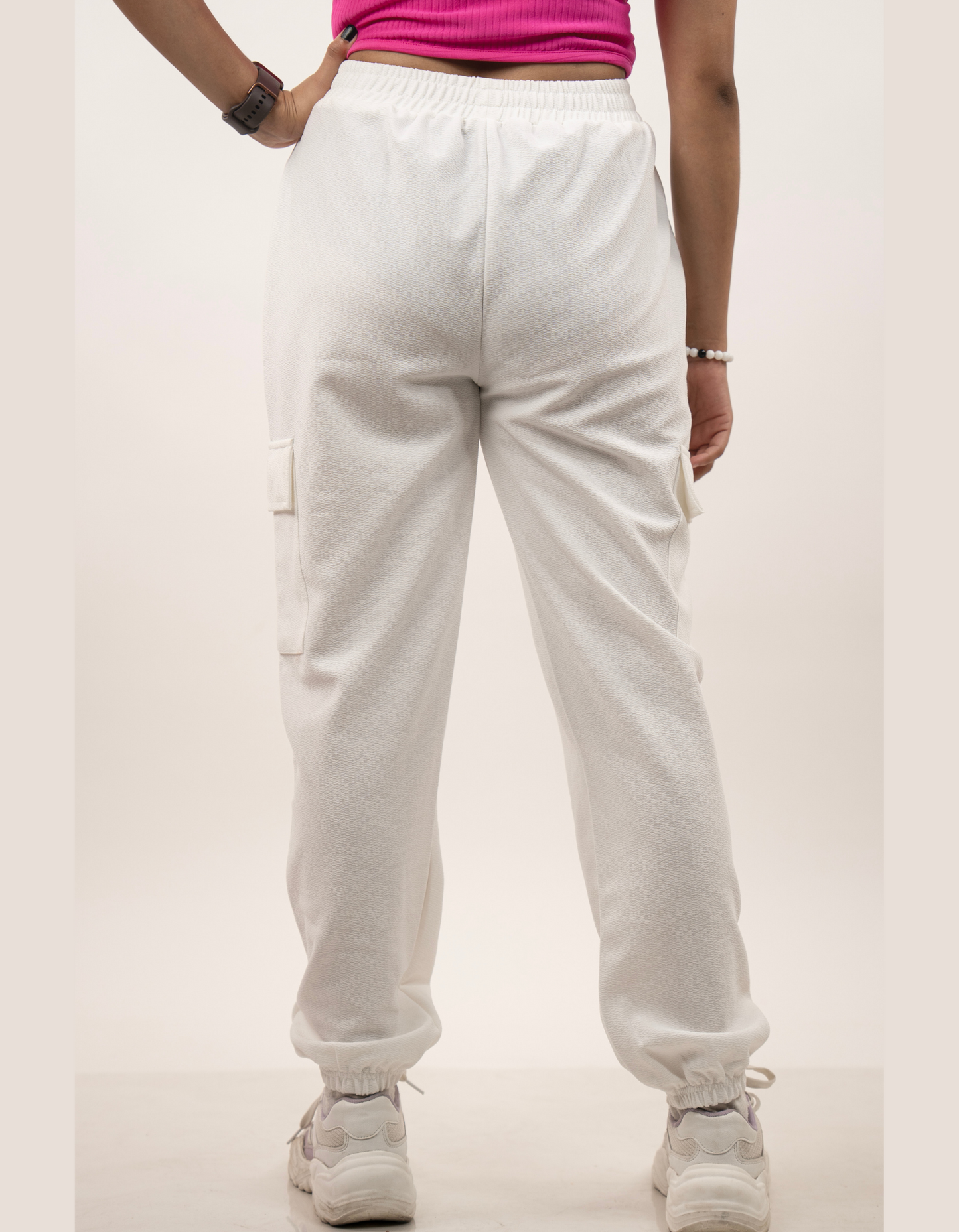 Bae N Bruh - Squeeze Me Silly Ribbed Top 'n' Jog Co-Ord Set back view