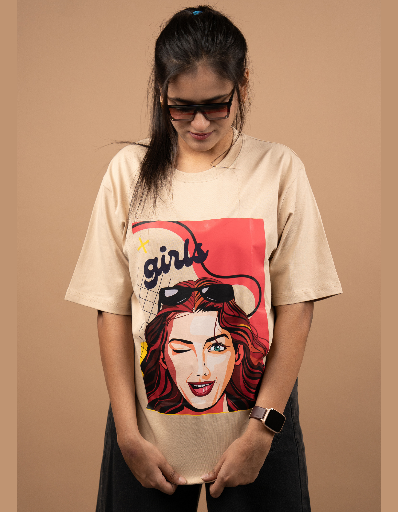 Slaying Girl Oversized T-shirt