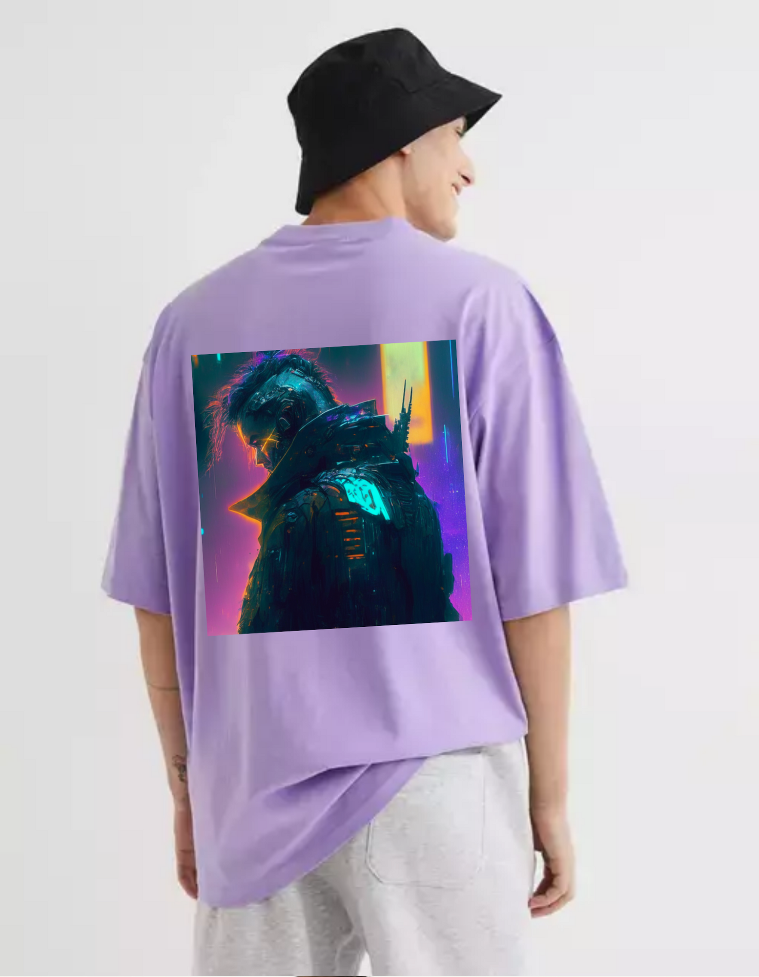 Warrior Within Oversized T-shirt back view