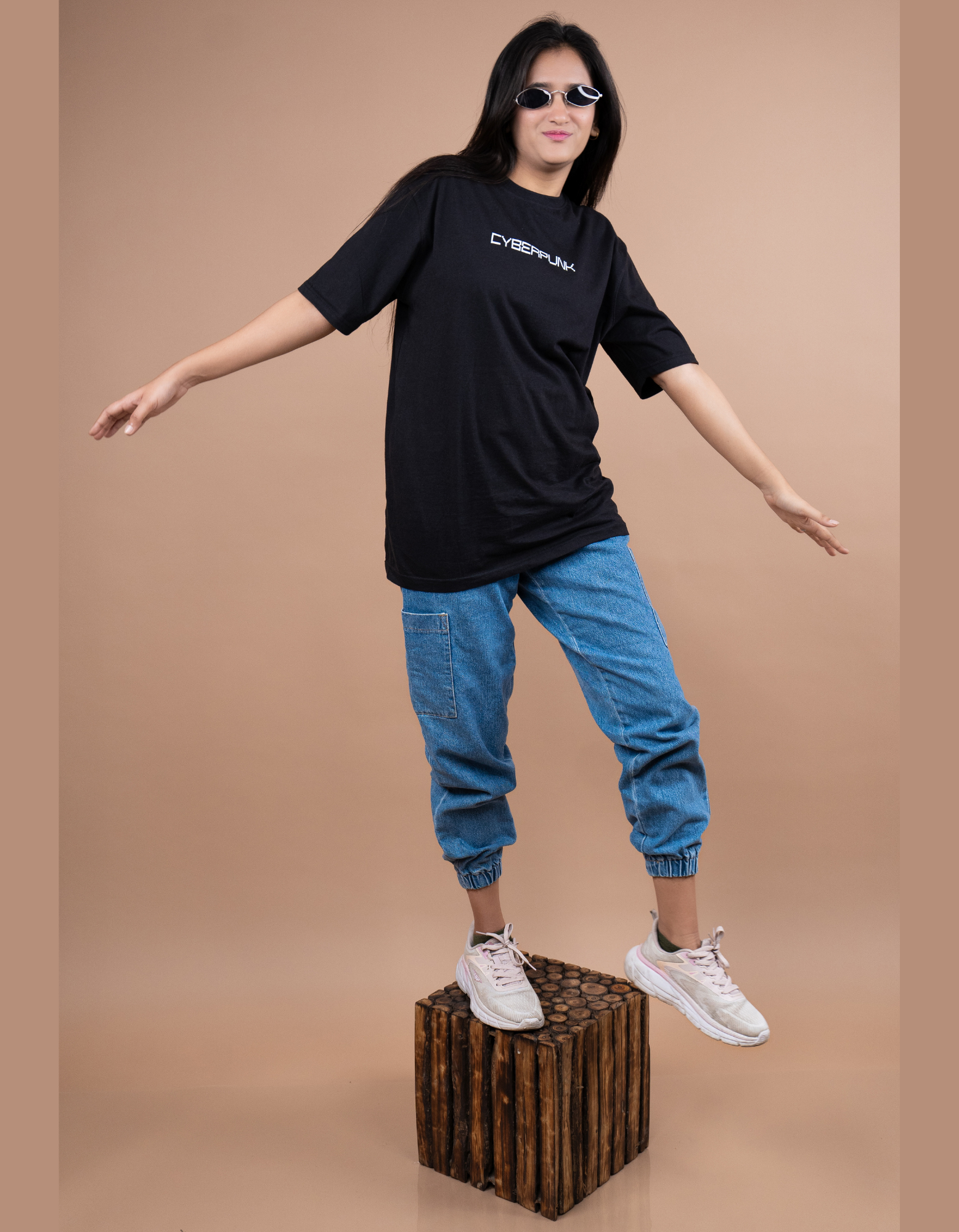 Cyberpunk Oversized T-shirt front view