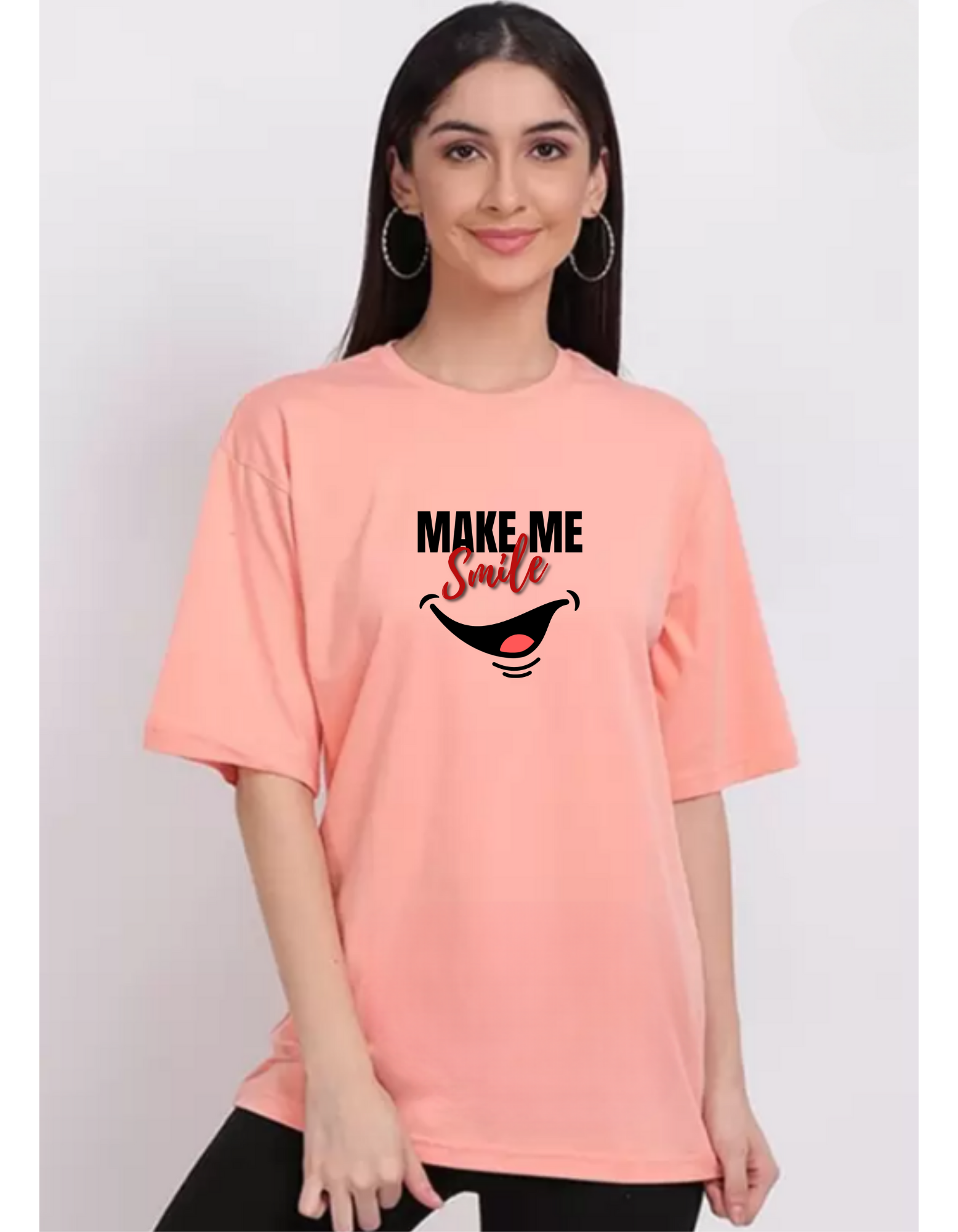 Thinking of you Oversized T-shirt front view