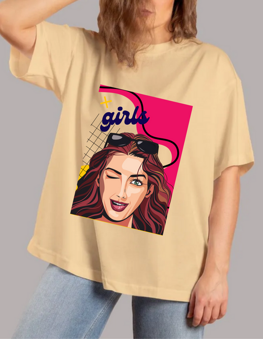 Slaying Girl Oversized T-shirt