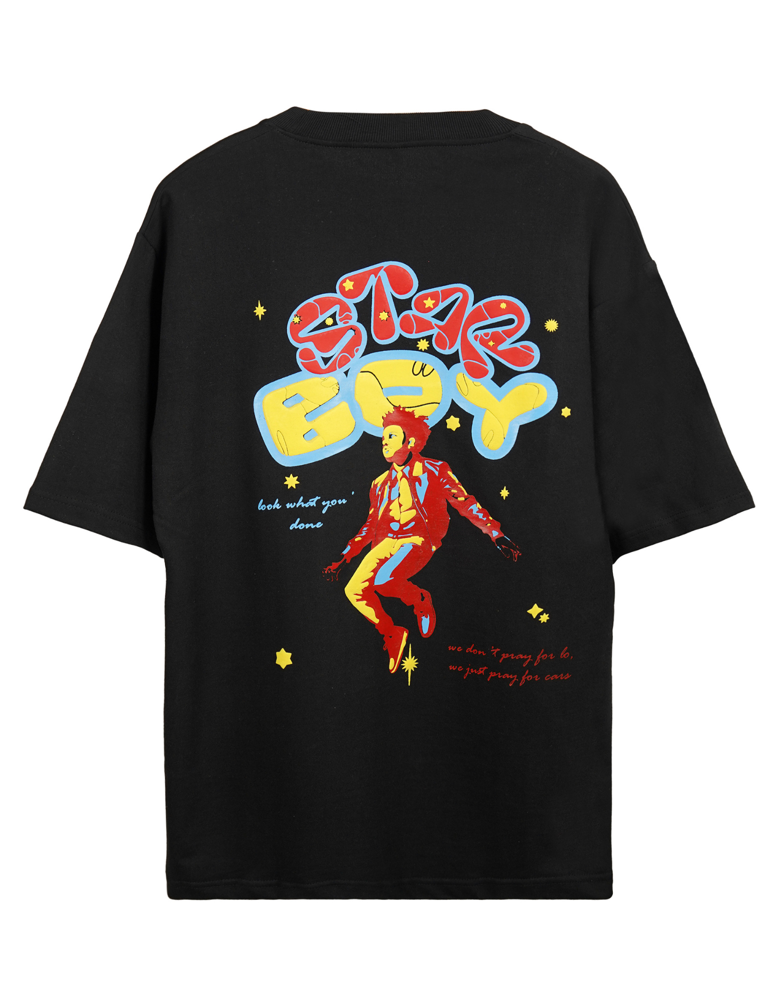 Bae N Bruh - Star Boy Oversized T-shirt product back