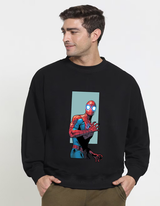 Spiderman Printed Men Sweatshirt