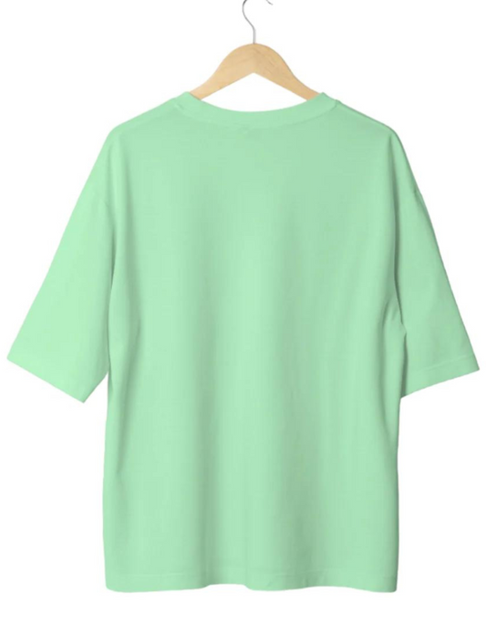Green – Women’s Plain Oversized T-shirt