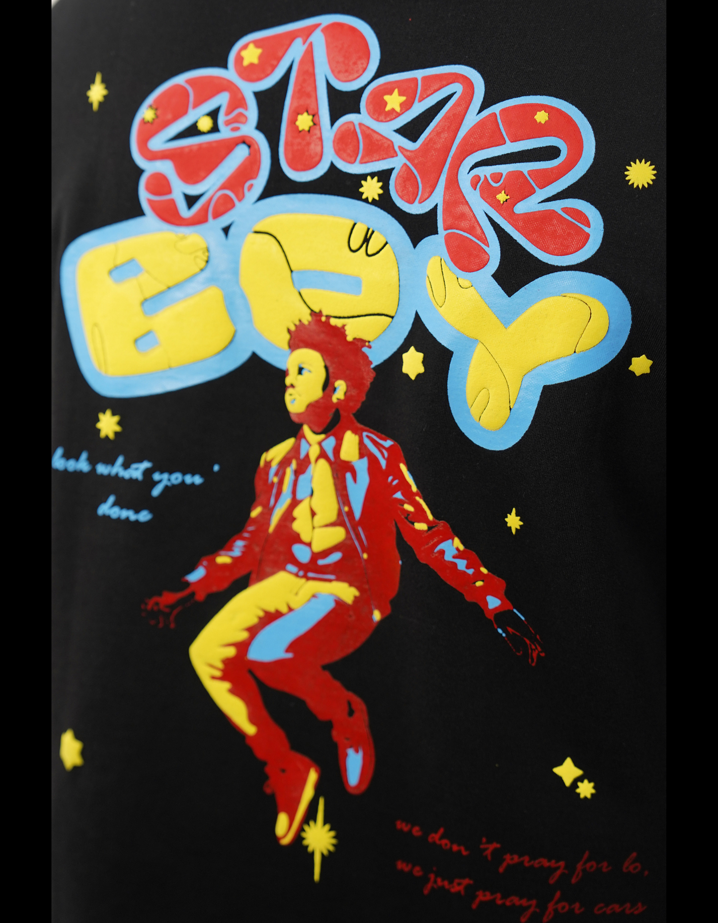 Bae N Bruh - Star Boy Oversized T-shirt design back full